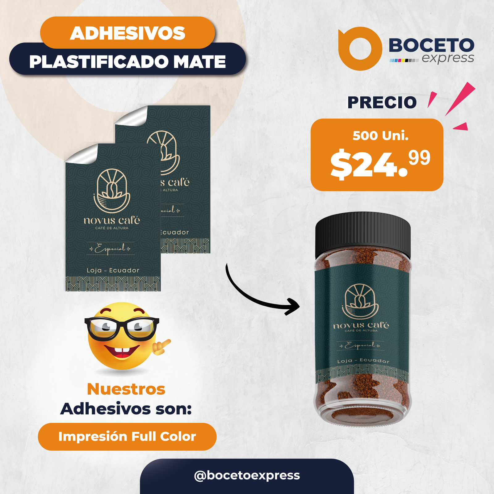 Adhesivos Plastificado Mate