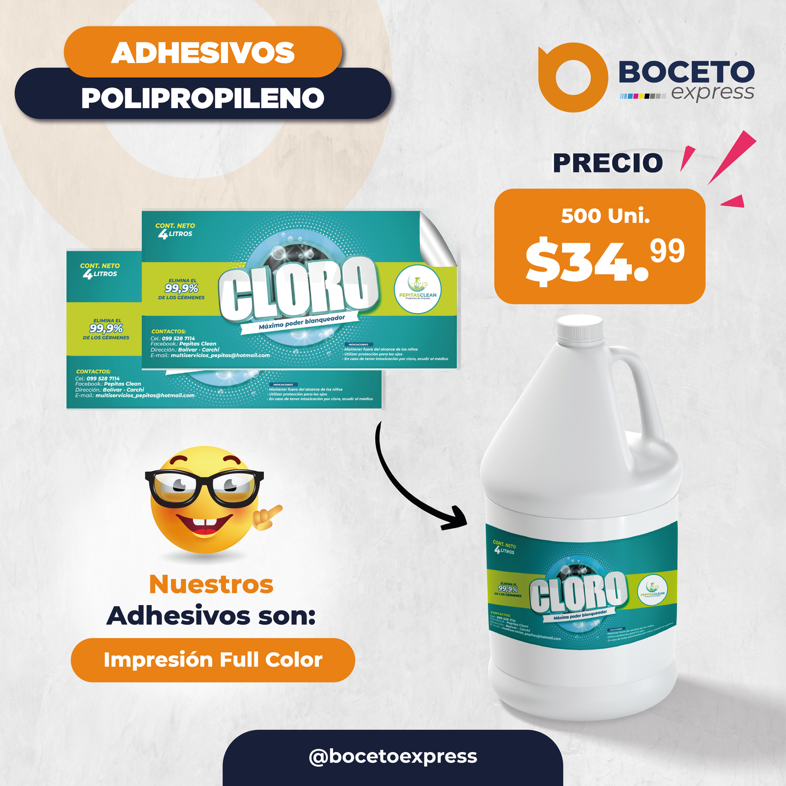 Adhesivos Polipropileno