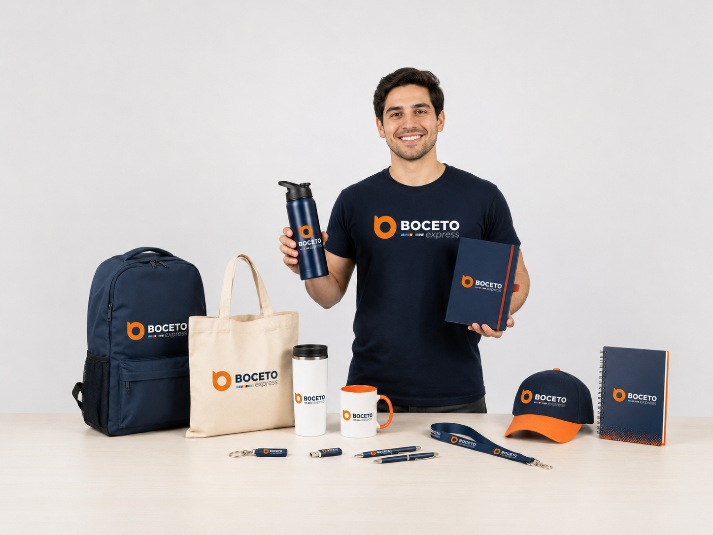 Artículos promocionales personalizados - Boceto Express