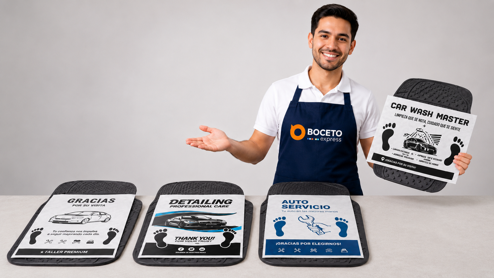 Moquetas personalizadas Boceto Express
