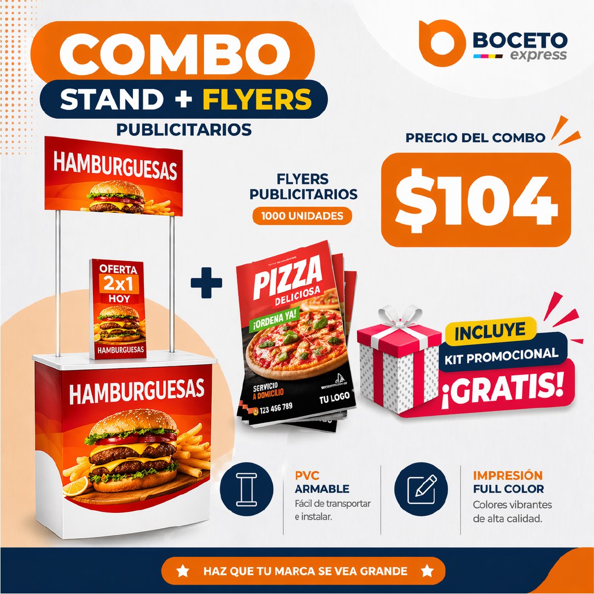 Combo Stand + Flyers