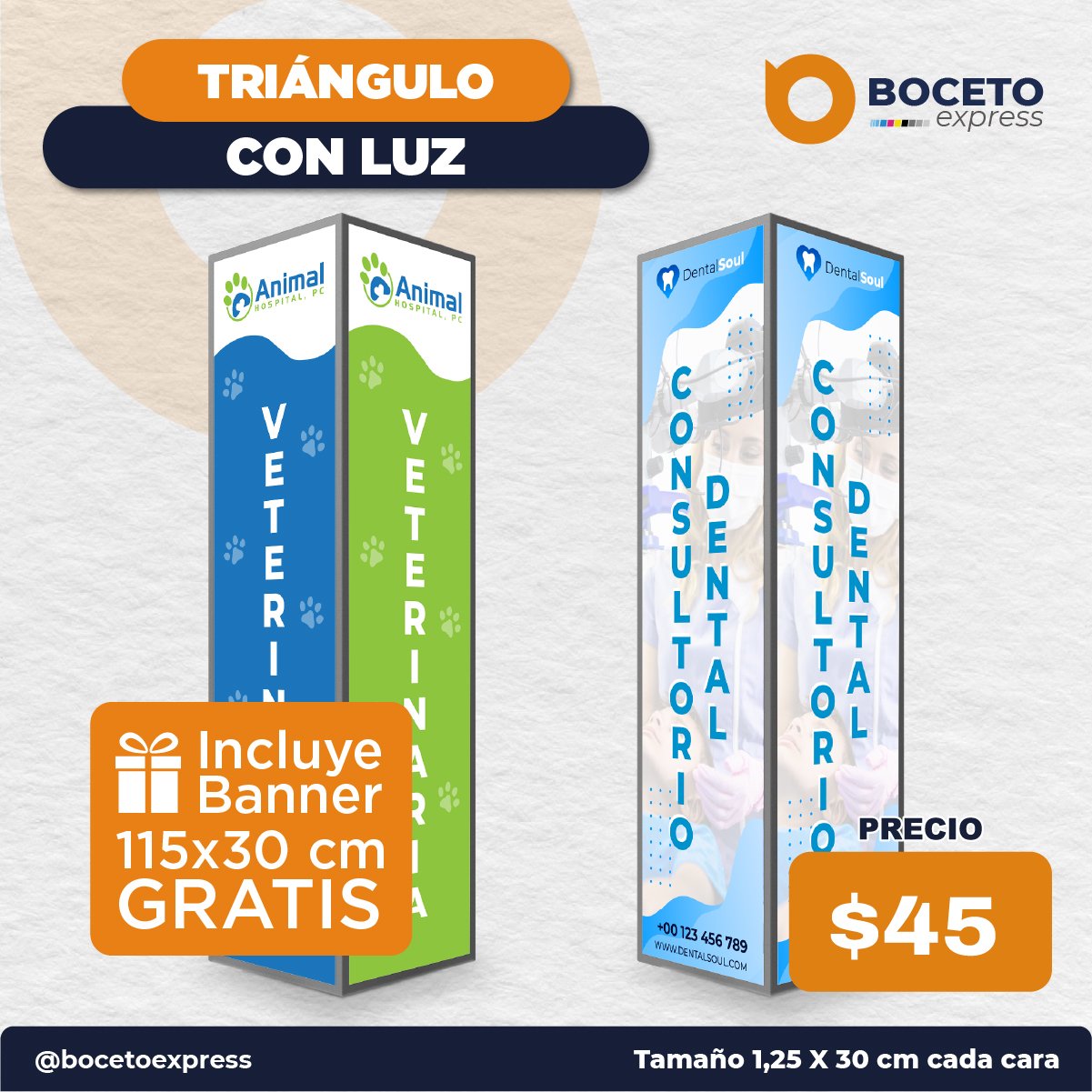 Triángulo con Luz